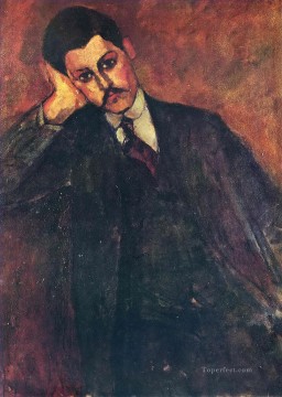 アメデオ・モディリアーニ Painting - ジャン・アレクサンドルの肖像 1909年 アメデオ・モディリアーニ